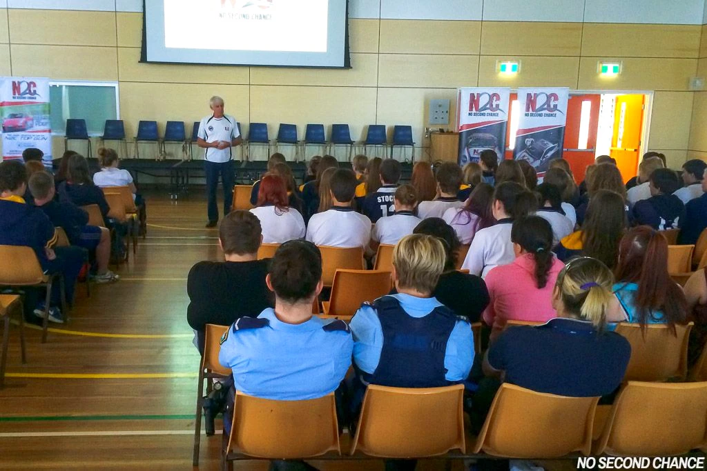 Representatives of the local Police were once again on hand to watch our presentation.