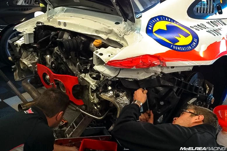 McElrea Racing completed major repairs to the No Second Chance Porsche in time for qualifying and racing on Friday.