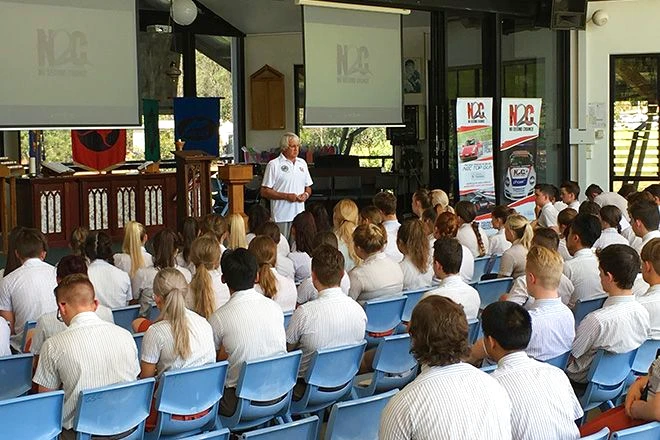 Paul Stanley tells his story of tragic loss to the students to send a clear message that our decisions can have a devastating impact on our lives!