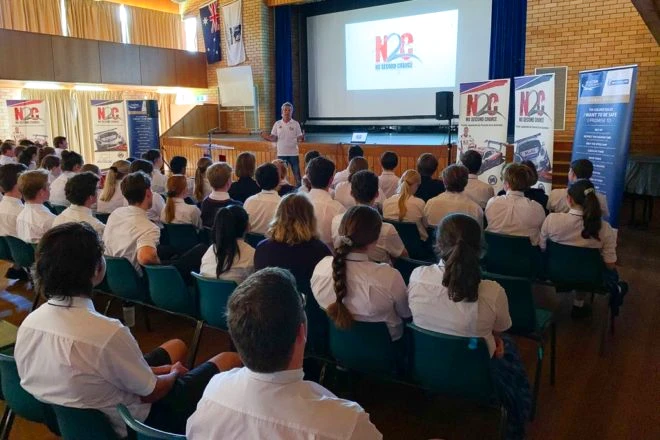 N2C Presenter Warren Luff Speaks at Scots All Saints in Bathurst