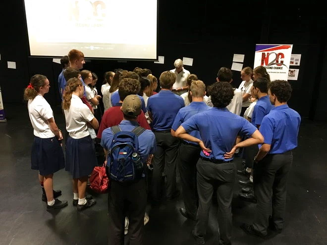 N2C Presenters talk with the students at Brisbane State High School