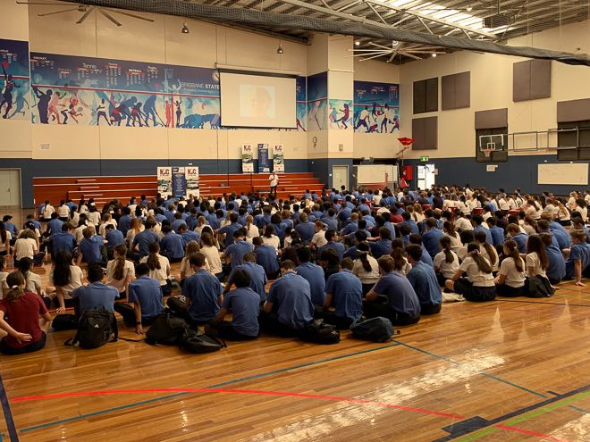 N2C presentation at Brisbane State High School 2019