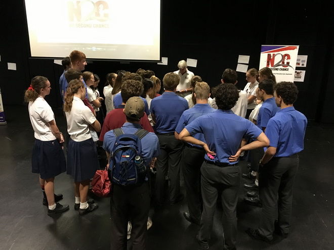 N2C Presenters talk with the students at Brisbane State High School