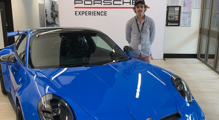 Aberfoyle Park High School Student Attends the Porsche Track Experience