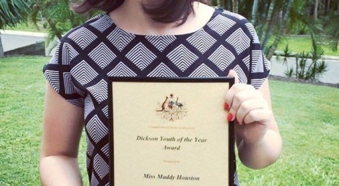 Maddy Houston Recognised for her Efforts